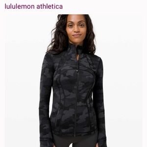 Lululemon define jacket luon camo size 6